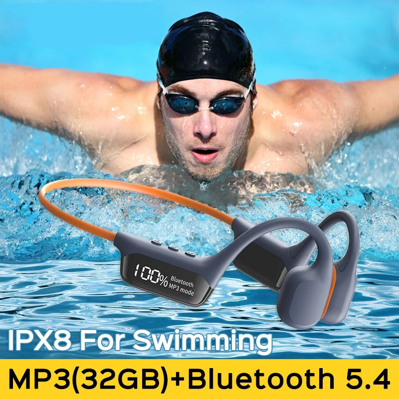 Bone Conduction Running Headphones - LonMao S10 Headphone Konduksi Tulang Nirkabel