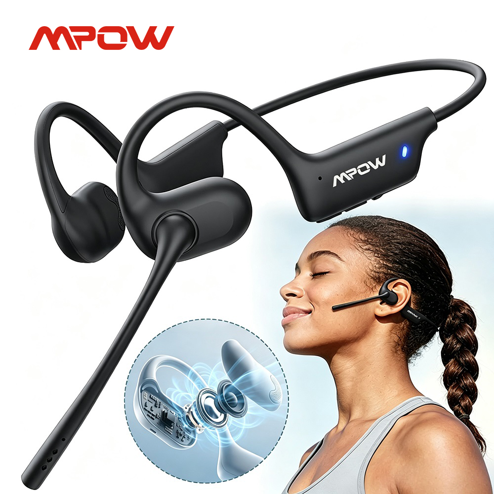 Sleep Mask Headphones Bluetooth - Mpow O1 Headphone Olahraga Open Ear