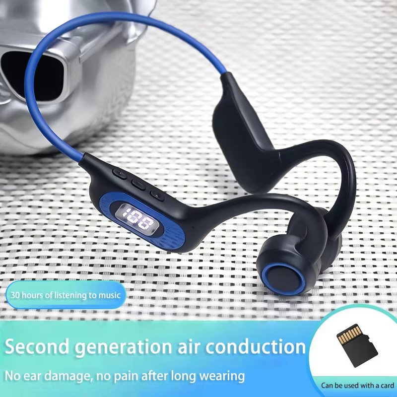 Bone Conduction Running Headphones - Headphone Konduksi Tulang G3, Headphone Bluetooth,