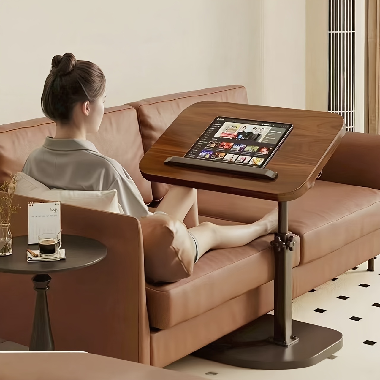 Meja Laptop Putar dari Kayu Wa - Laptops ulasan dan harga