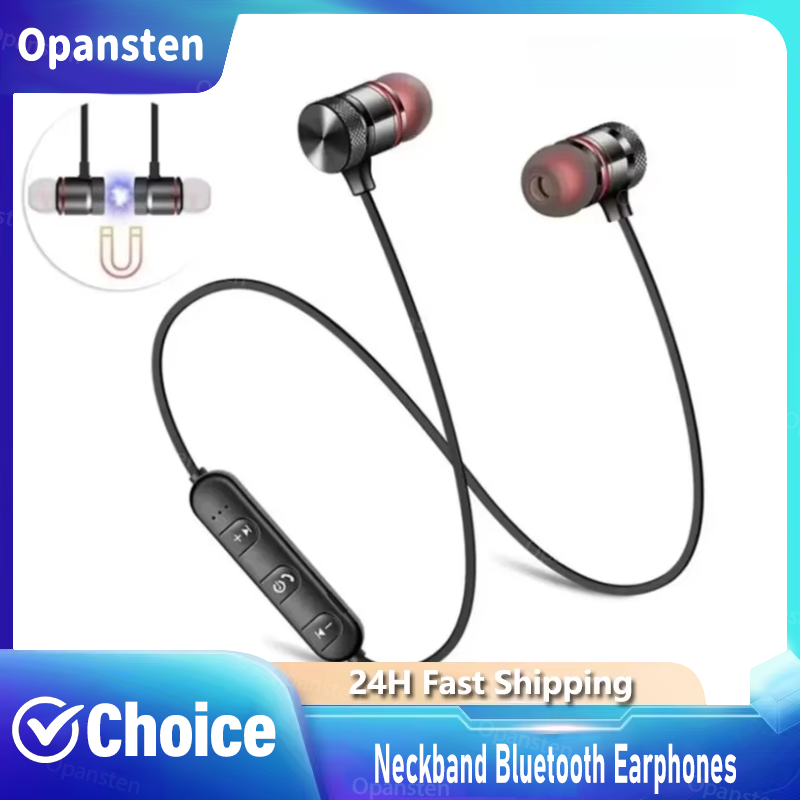 Headset Bluetooth dengan Tali  - Magnetic Neckband Sports Earphones ulasan dan harga