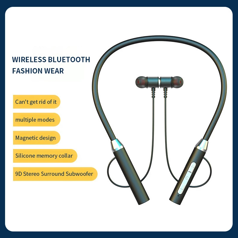 Fone Earphone Tali Leher Bluet - Magnetic Neckband Sports Earphones ulasan dan harga