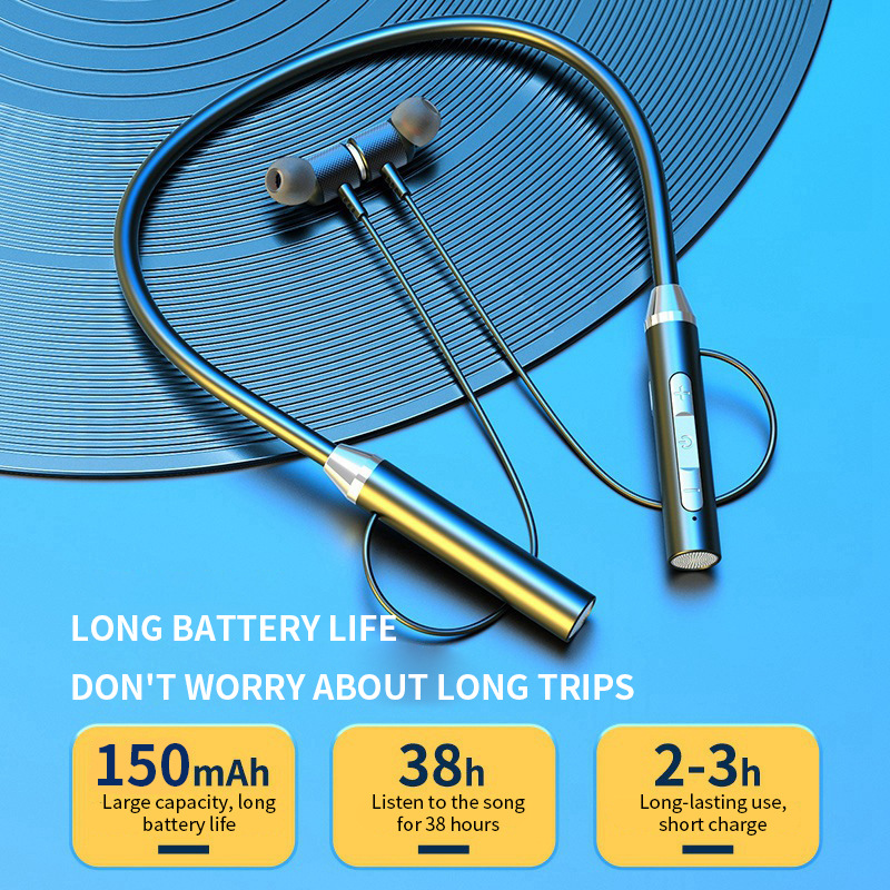 Fone Earphone Tali Leher Bluet - Magnetic Neckband Sports Earphones ulasan dan harga