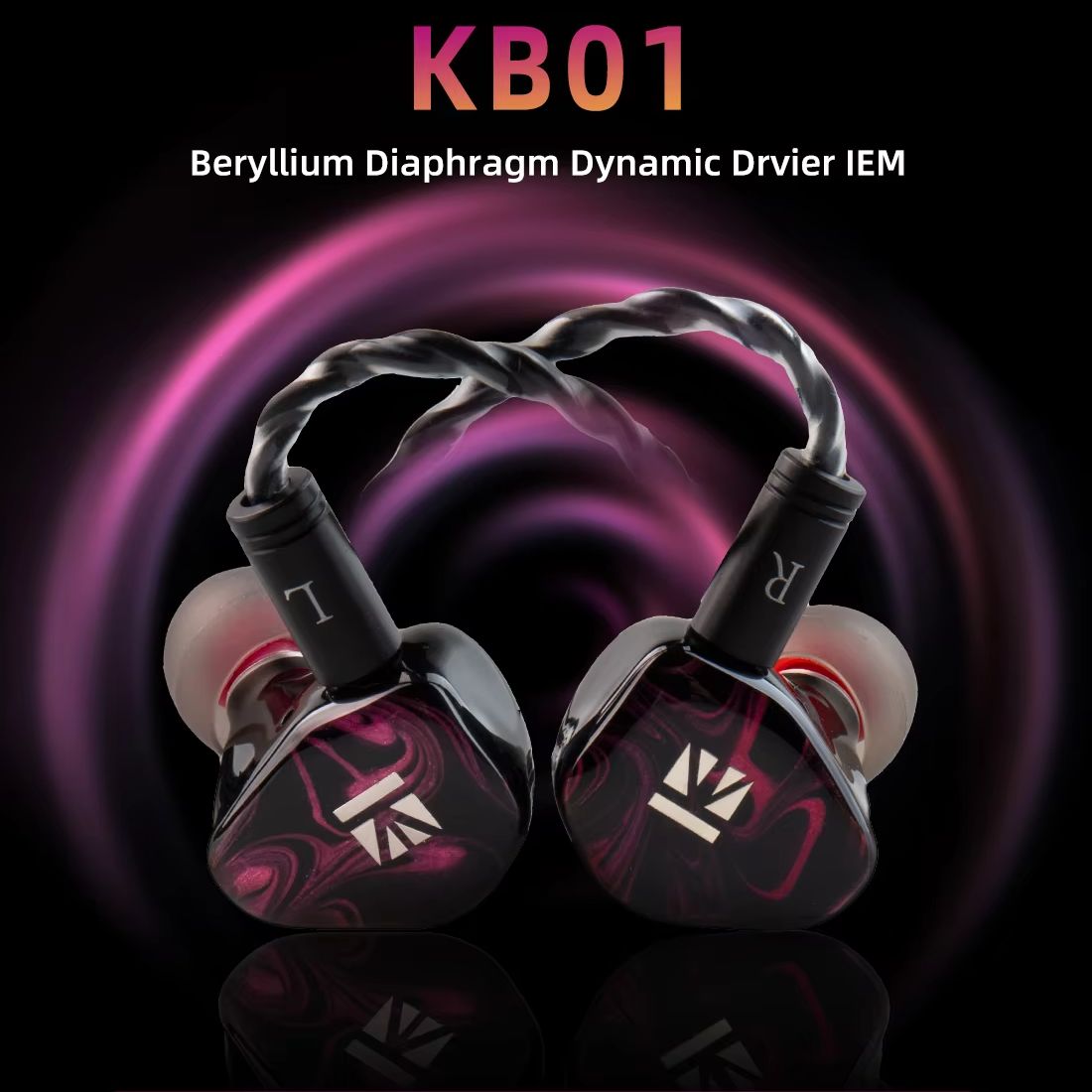 KBEAR KB01 Earphone Berkabel D - In Ear Monitors For Singers ulasan dan harga