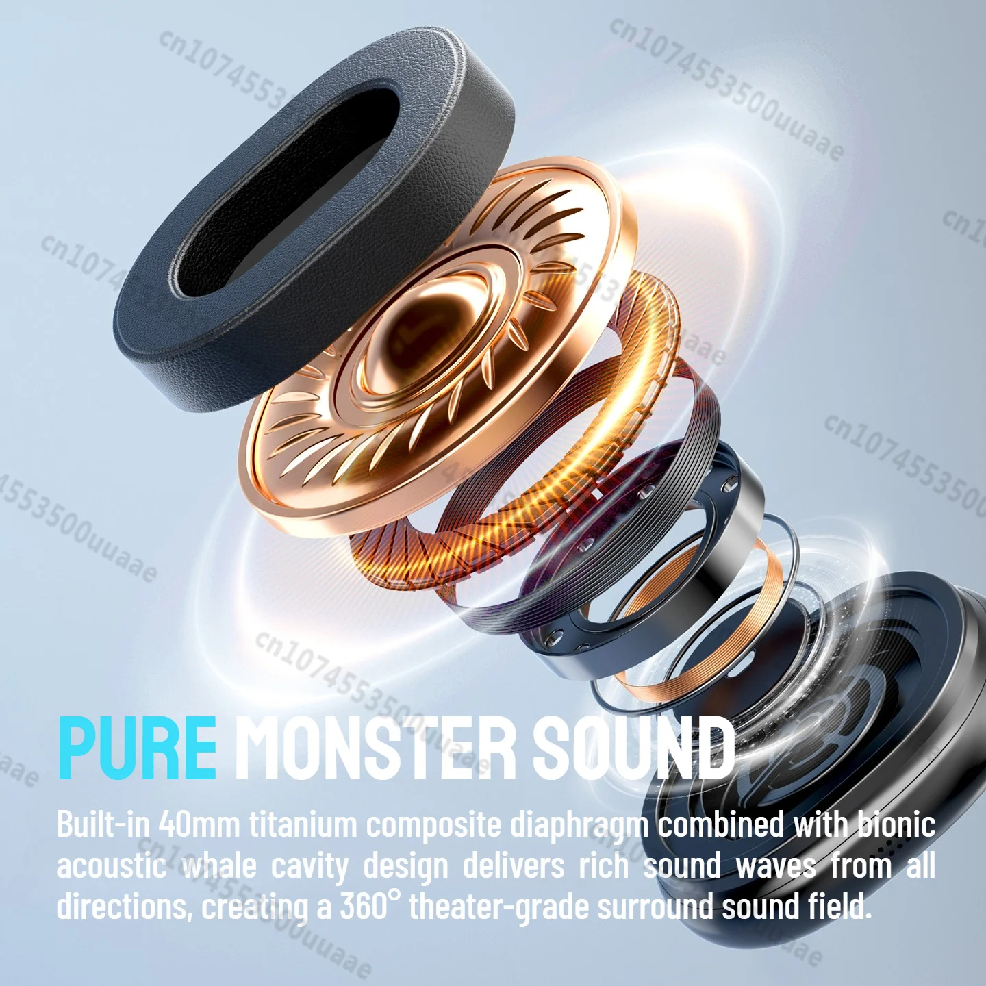 Monster AH100 -45dB, Headphone - Anc Wireless Over Ear Headphones ulasan dan harga